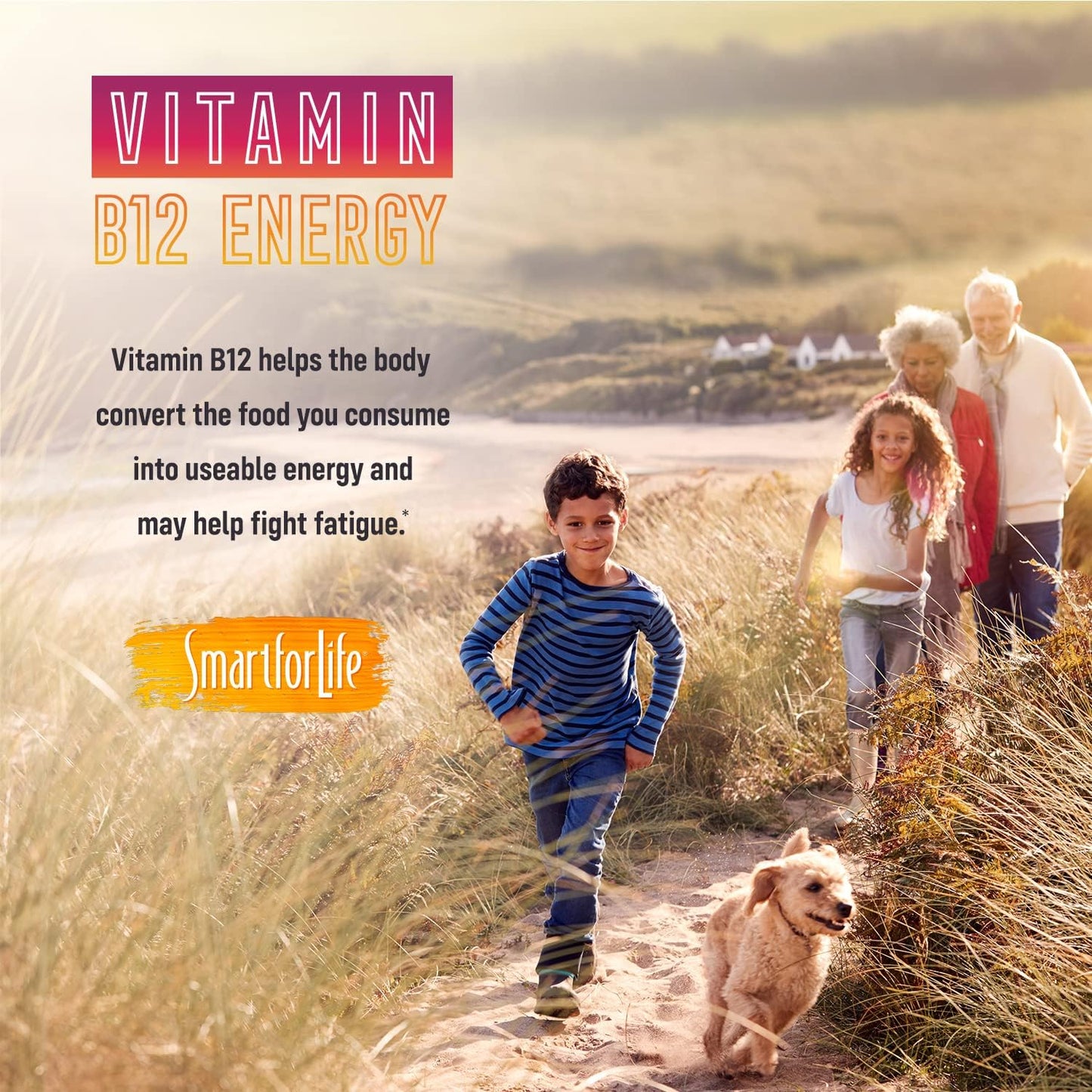 Vitamin B12 Energy Gummies Raspberry Flavor (60 Ct. ) - Smart for Life Store