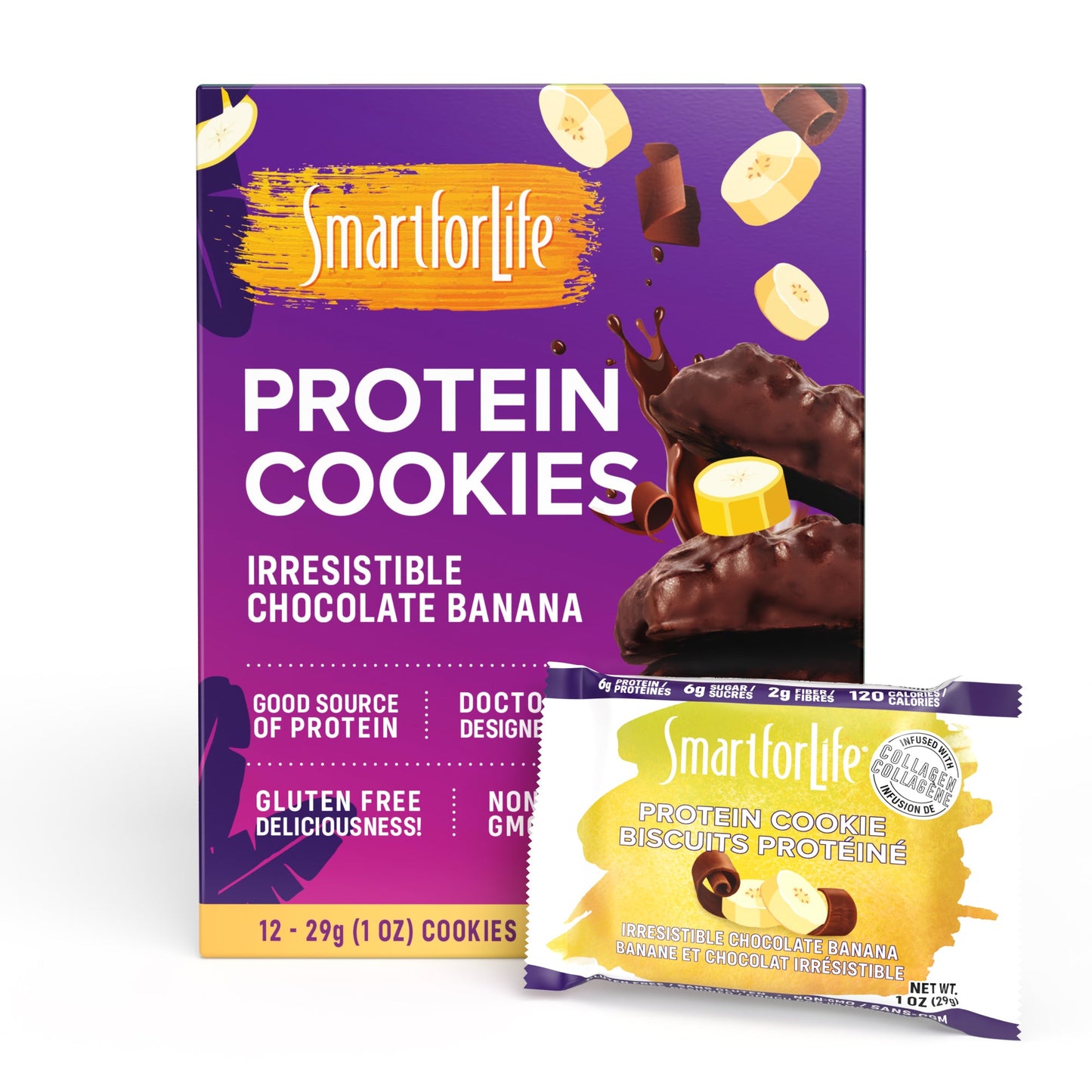 Irresistible Chocolate Banana Cookies (12 Ct.) - Smart for Life Store