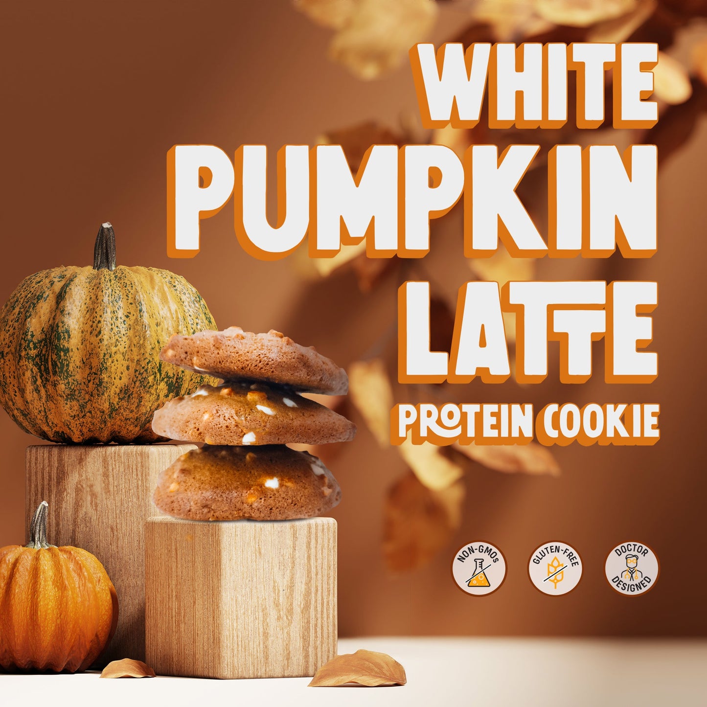 White Pumpkin Latte GF Cookies (12 Ct.) - Smart for Life