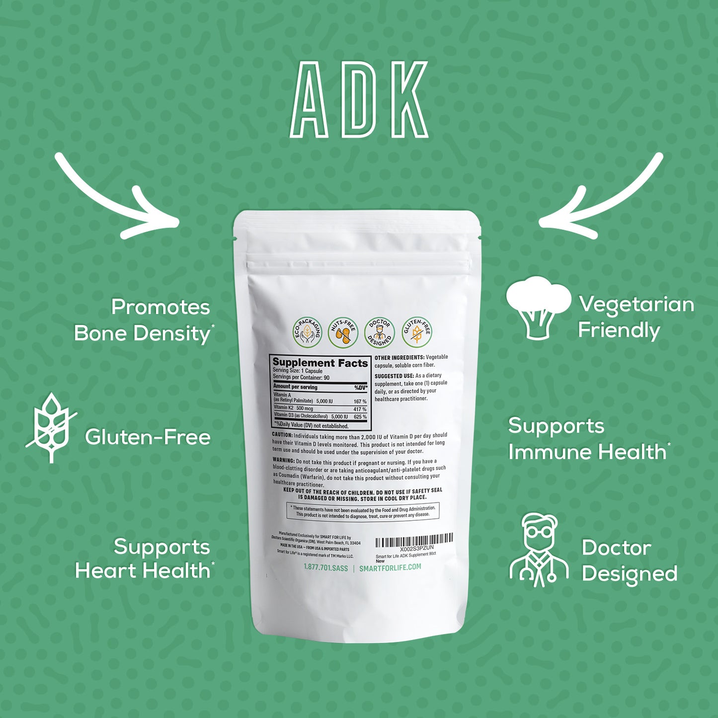 Vitamin ADK (90 Ct.) - Smart for Life Store
