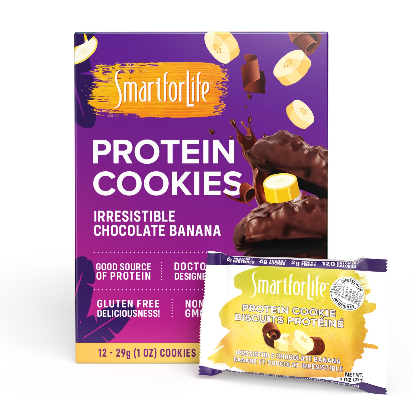 Irresistible Chocolate Banana Cookies (12 Ct.) - Smart for Life Store