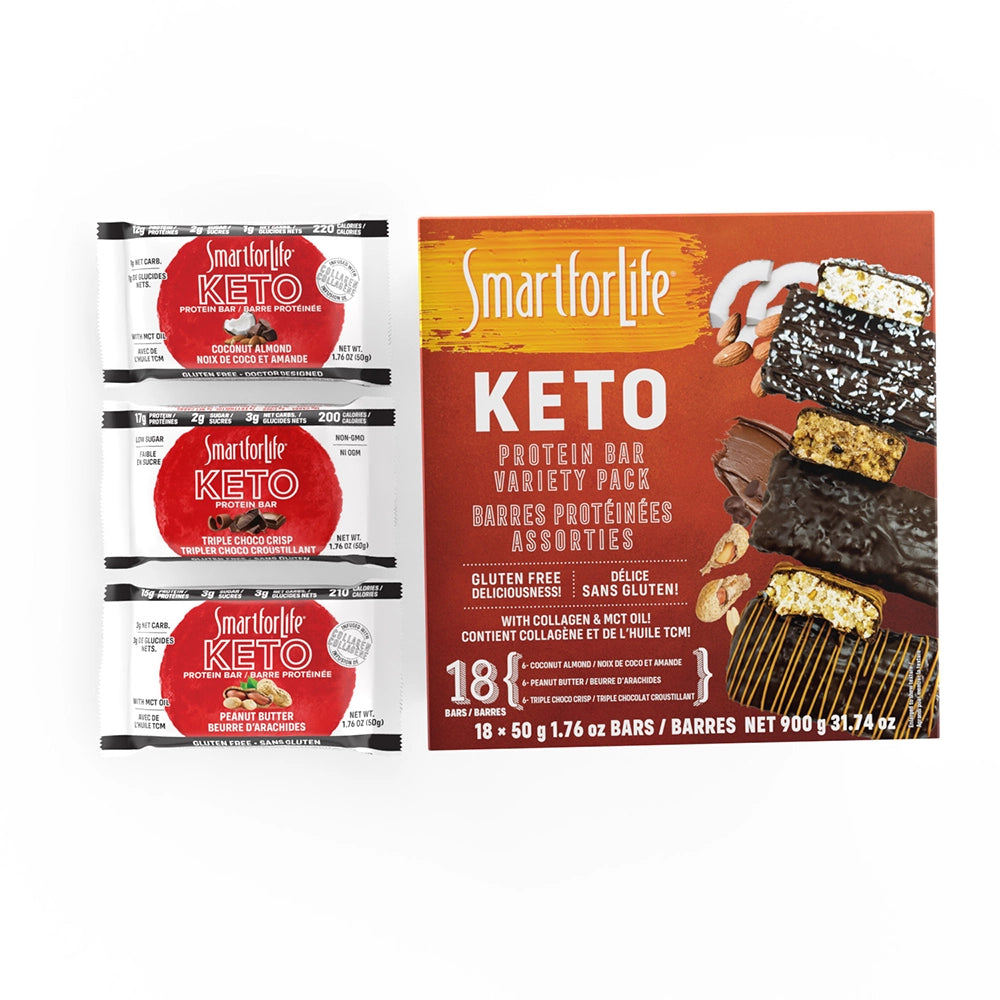 Keto Variety Pack Proteins Bars (18 Ct.) - Smart for Life Store