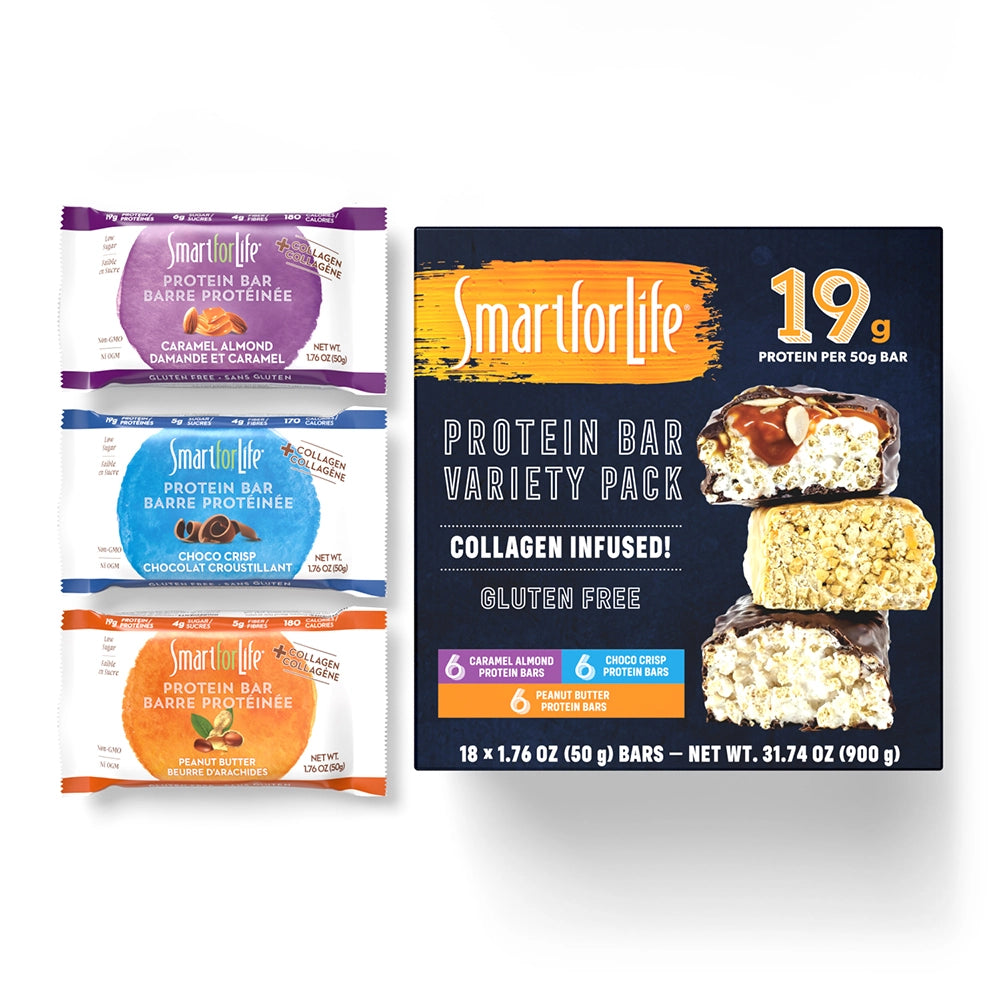 Protein Bars Variety Pack (18 Ct.) - Smart for Life Store