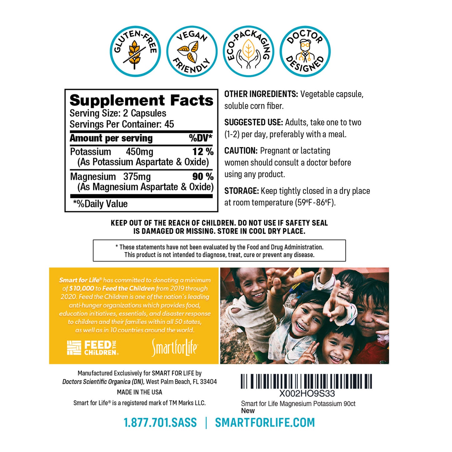 Potassium Magnesium (90 Ct.) - Smart for Life Store