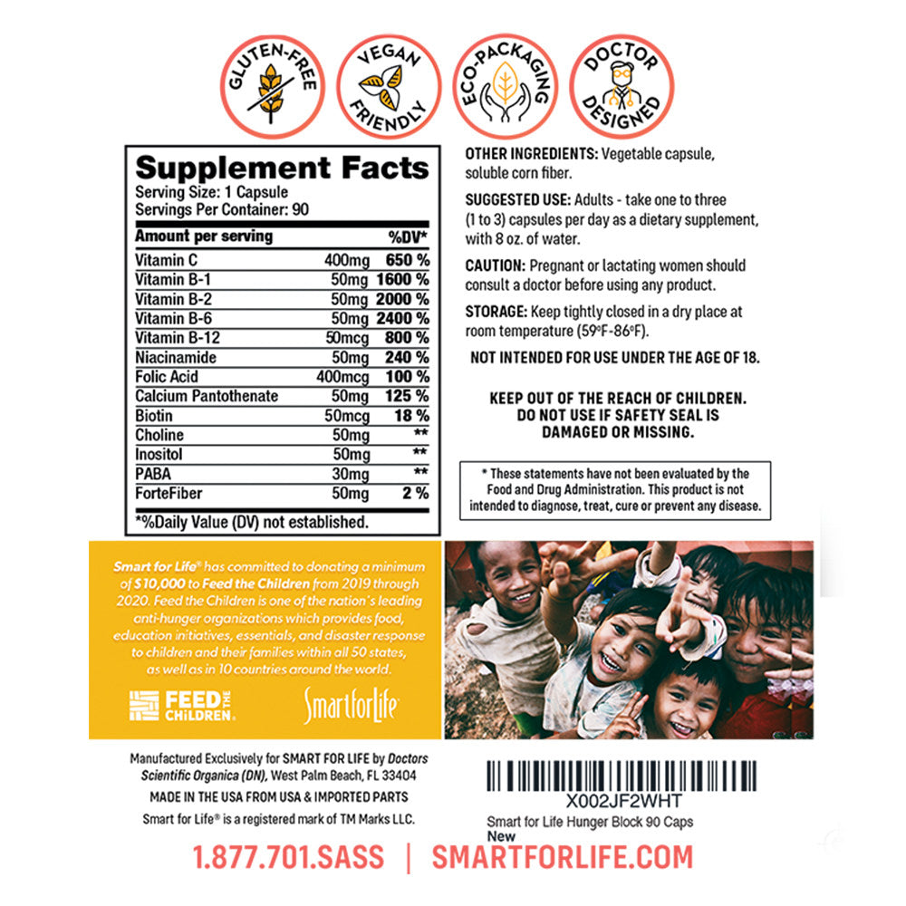 Hunger Block (90 Ct.) - Smart for Life Store