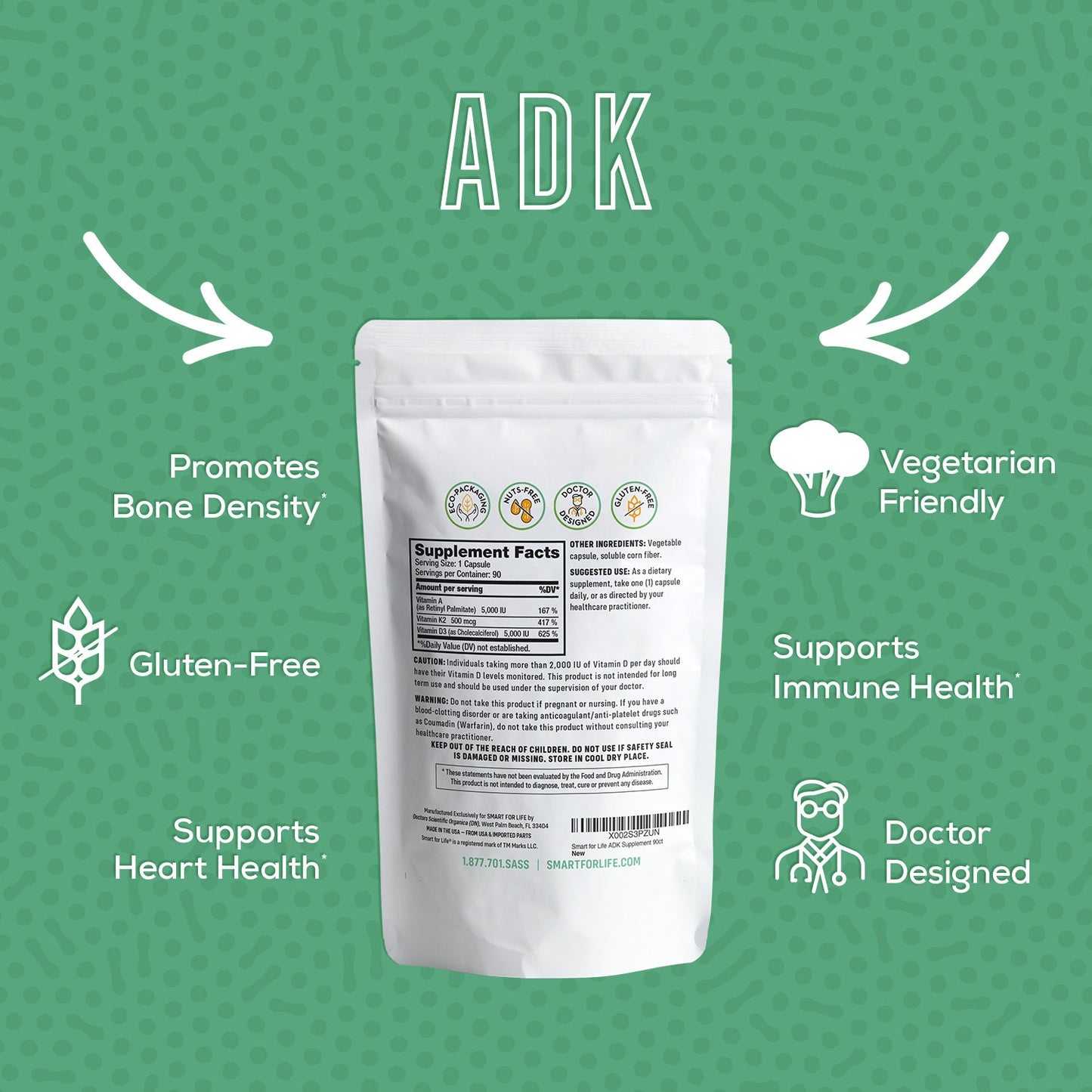 Vitamin ADK (90 Ct.) - Smart for Life Store