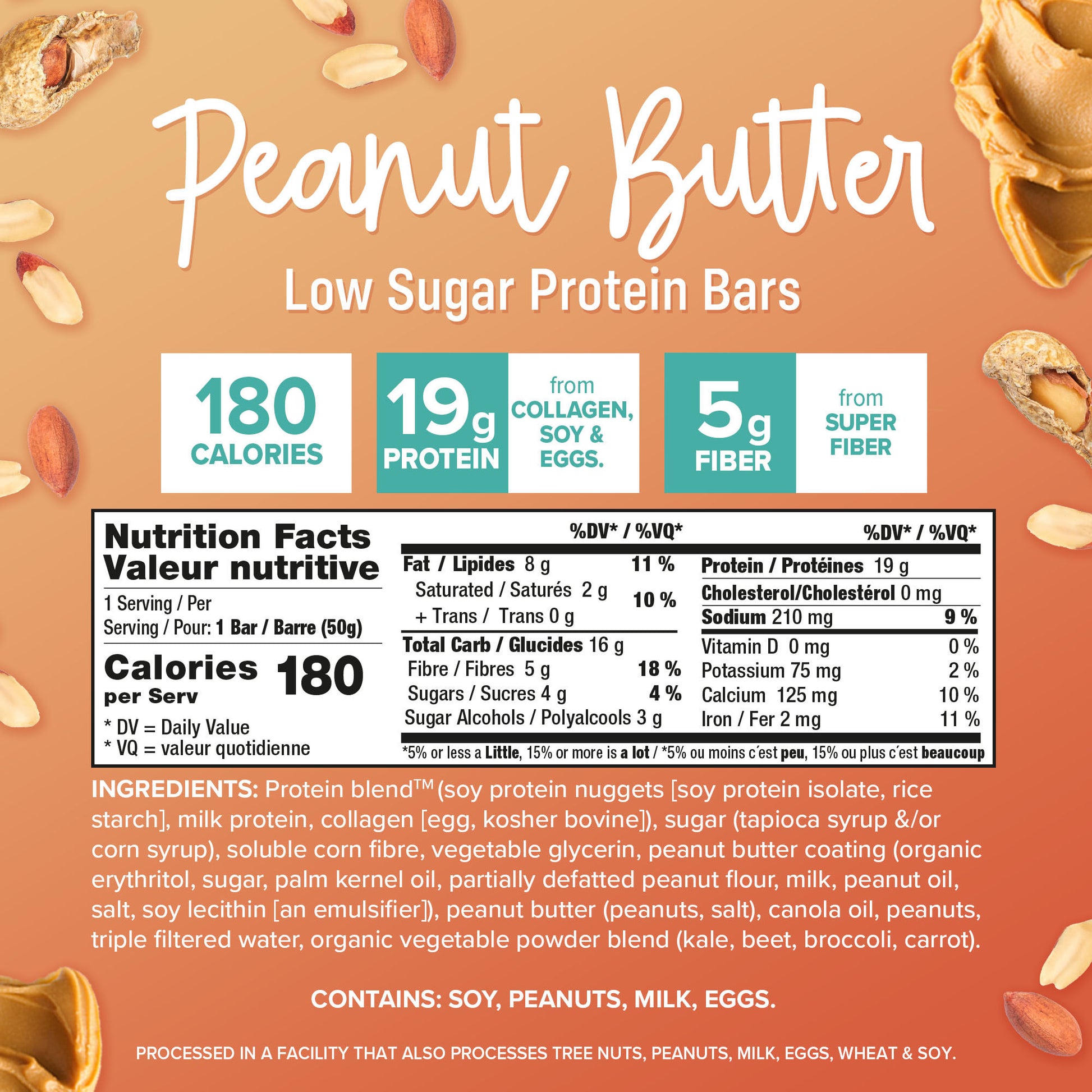 Peanut Butter Protein Bars (12 Ct.) - Smart for Life Store
