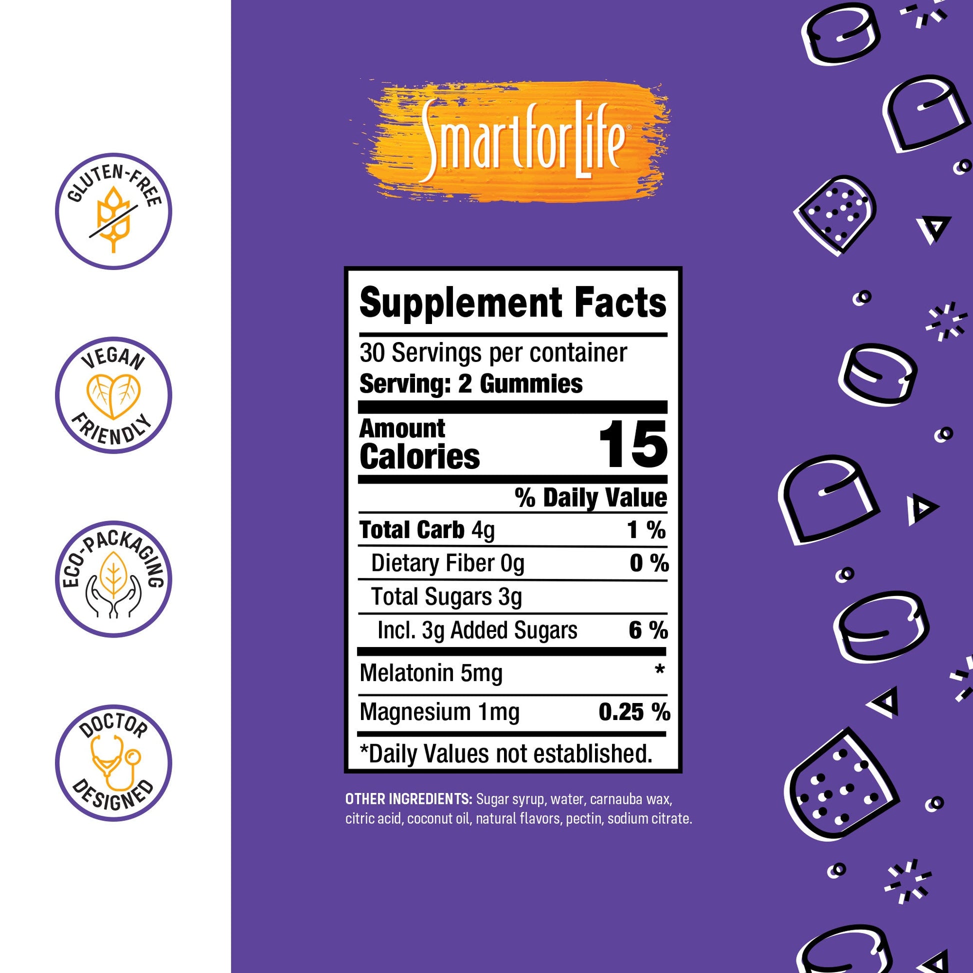 Melatonin & Magnesium Gummies (60 Ct.) - Smart for Life Store