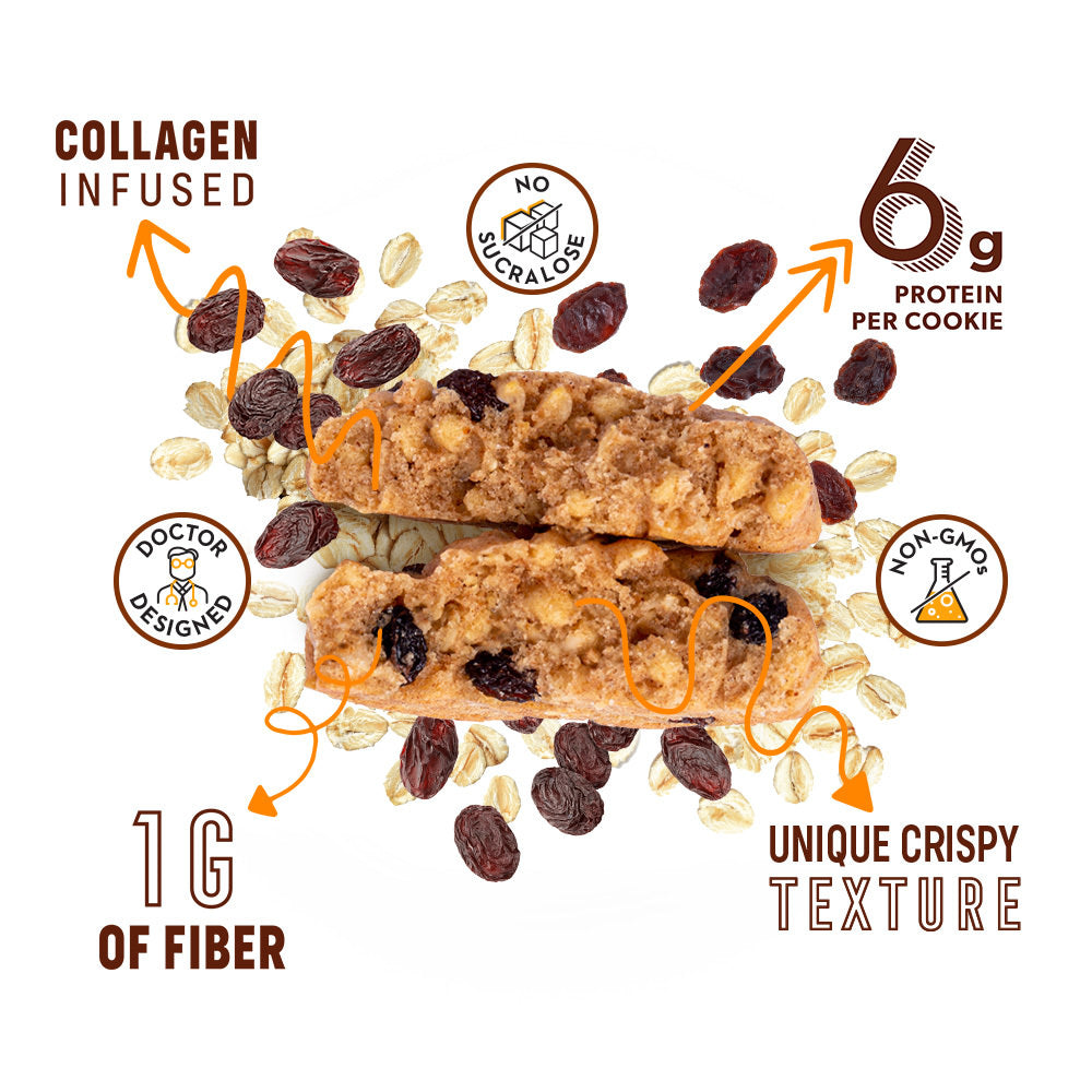 Oatmeal Raisin Cookies (6 Ct. Sleeve) - Smart for Life Store