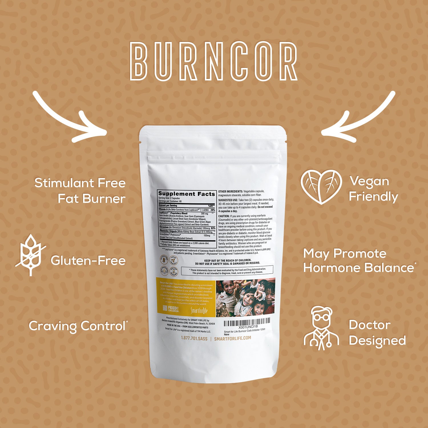 BurnCor with Lepticore (120 Ct.) - Smart for Life Store