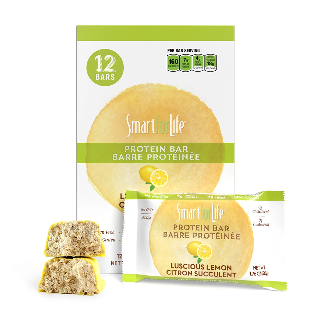 Luscious Lemon Protein Bars (12 Ct.) - Smart for Life Store