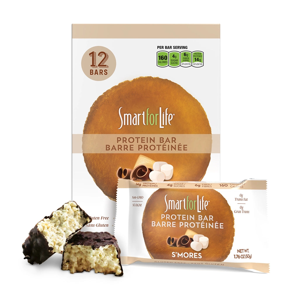 S'mores Protein Bars (12 Ct.) - Smart for Life Store