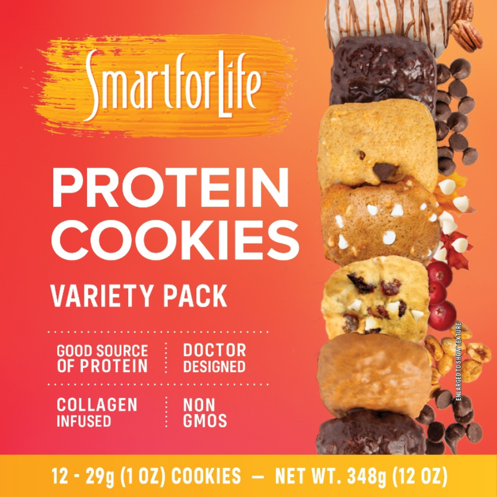 Grab & Go Variety Pack Cookies (12 ct.) - Smart for Life Store